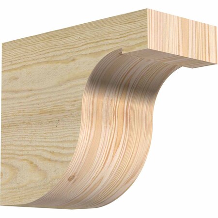 Ekena Millwork Del Monte Rough Sawn Rafter Tail, Douglas Fir, 6"W x 10"H x 12"L RFT06X10X12DEL00RDF